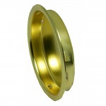 #10013- 2-1/8 in. Polished Brass Closet Door Flush Pull