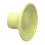 #10156- Ivory Plastic Round Knob for Bi-fold Door