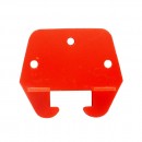 #10236- 2 in. Red Plastic Drawer Track Guide