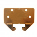 #10237- 1.6 in. Brown Plastic Drawer Track Guide