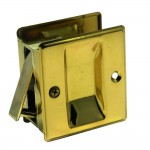 #10800- Brass Pocket Door Passage Lock