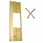 #02- 6 in. Gold Guard-A-Latch Security Protector Plate