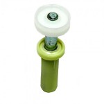 #2075- 7/16 in. Bi-Fold Door Top Wheel Guide