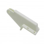 #331- White Plastic Jamb Bracket for Screen Door