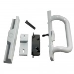 #4280- 3-15/16 in. Center Lever Surface Mount Patio Door Lock and Handle