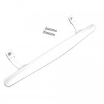 #448W- Sliding Glass Door White Handle