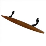 #449B- Wood Sliding Glass Door Handle with Bronze Bracket