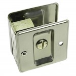 #10781- Satin Nickel Pocket Door Privacy Lock