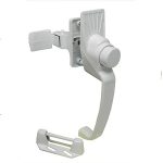 #327W- Aluminum White Screen Door Handle Set Latches