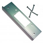 #09- 6 in. Silver Guard-A-Latch Security Protector Plate