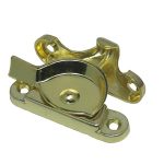 #1045- D.H. Wood Window Latch Brass