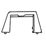 #1406- Single Hung Window Latch Keeper