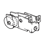 #520- Patio Door Roller Assembly