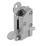 #1553- Patio Door Foot Lock with Key