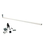 #168W- Patio Door Security Bar- White