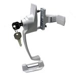 #328W- Screen Door Handle Set with Key – White