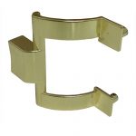 #566- Gold Shower Door Towel Bracket- Single Bracket