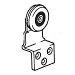 #667- Wardrobe Door Roller Assembly