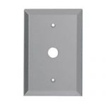 #7004- Single 5/8″ Cable Mirror Plate