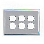 #7007- Triple Duplex Mirror Plate