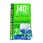 #4038- .140 Screen Spline-  9/64″ x 25 ft. – Long   (Black)