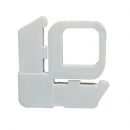 #10446- Square Corner With Pull Tab For #19-11 – White