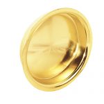 #9310- 1-3/4 in. Brass Closet Door Flush Pull