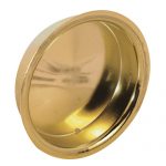 #9335- 2 in. Brass Plated Door Pull