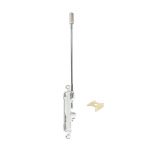 #10890- Flush Mount Bolt White 10″ Rod