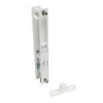 #980- White Door Lock Set – Wiper Latch